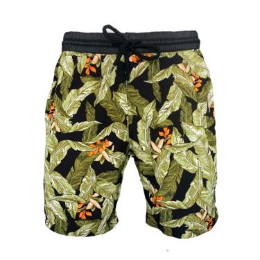 Imagem de Bermuda Tactel Masculina Estampada De Banho Com Elastano 393.4-Masculino