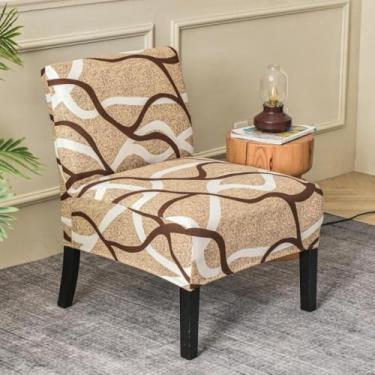 Imagem de Capa para cadeira de asa de elastano impressa, capas de cadeiras removíveis com detalhes sem braços, protetor de móveis, uso versátil, para bar, sala de estar, quarto, hotel, balcão tipo 03||tamanho