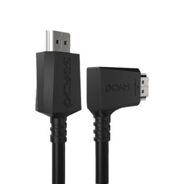 Imagem de Cabo HDMI 2.1 CONEC.90º Horizontal - Preto - 2M - PHM21-2H-PVC01