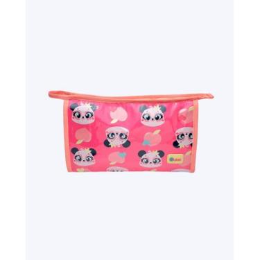 Imagem de Necessaire Grande Rosa Panda Puket 050404115, Rosa, UN