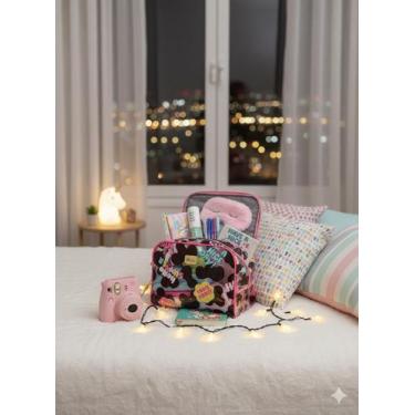 Imagem de Necessaire Grande Organizador Viagem Vaca Summer Transparente - Puket