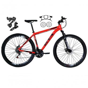 Imagem de Bicicleta Aro 29 Gta Start Feminina Câmbios Shimano Freio Hidráulico 21v Mtb Alumínio vermelho Tam: 19