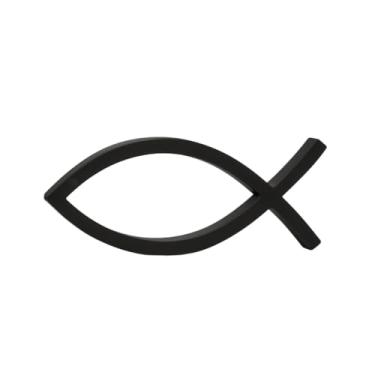 Imagem de Estatueta Peixe Figura Decorativa para Casa Adorno de Sala e Ambiente Tamanho 24cm