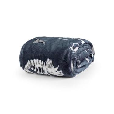 Imagem de Cobertor Manta Microfibra Solteiro 01 Peça (Toque Aveludado) (Dinossauro Skull)