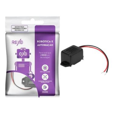 Imagem de Mini Campainha 12V Buzzer Piezo - Alarme - Sirene - Roxo