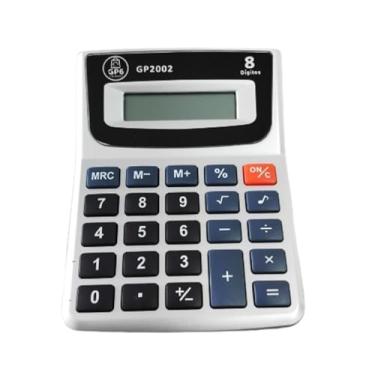 Imagem de Calculadora de Mesa 8 Dígitos com Som no Teclado e Memória Independente – Portátil e Prática
