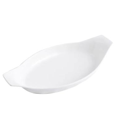 Imagem de Prato de peixe de cerâmica multifuncional de grande capacidade peixe a vapor doméstico minimalista criativo prato de sushi prato de jantar de frutos do mar prato de jantar de comida ocidental adequado