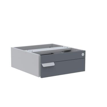 Imagem de Gaveteiro Aéreo 1 Gaveta Pe40 Cinza-grafito