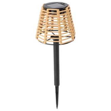 Imagem de YWBL-WH Luz de Estaca Solar, Lâmpada de Paisagem Tecida à Prova d'água para Passarela de Gramado de Jardim Com Luz Quente, Solar Externa para Decoração de Pátio de Pátio