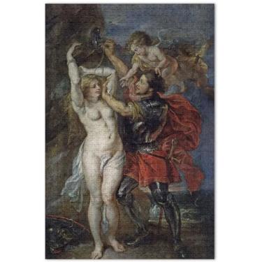 Imagem de Rubens Painting Perseus Andromeda Quebra-cabeça 500 peças pintura de paisagem adulto divertido brinquedo adulto elefante branco presentes engraçados, 51 x 35 centímetros