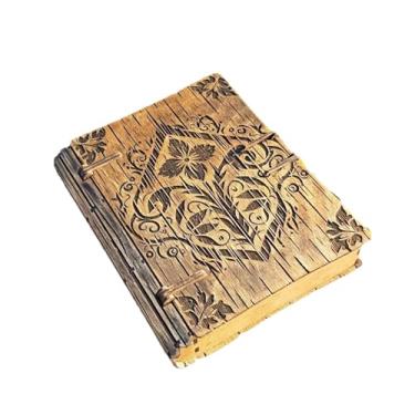 Imagem de KiBcsLic Caixa organizadora em formato de livro, caixa decorativa em formato de livro, design vintage, porta-objetos multifuncional, enfeite de mesa para sala