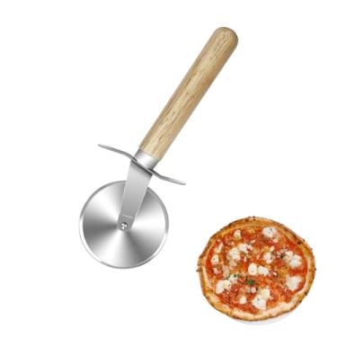 Imagem de Roda de pizza clássica, ferramenta de corte de pizza ultra afiada de cozinha para cortar crostas, tortas e muito mais