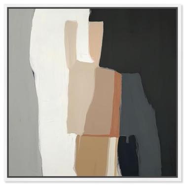 Imagem de Passageway III Impressão em tela moderna Boho Wall Art por Art Remedy, moldura branca, 12 x 12