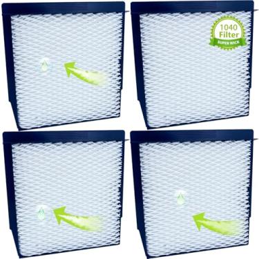 Imagem de EVERSHOW Filtro de umidificador de substituição 1040 Super Wick compatível com Aircare Essick Air 3D6100 5D6700 76D100 CM330ABLK CM330AWHT CM330DBLK CM330DWHT