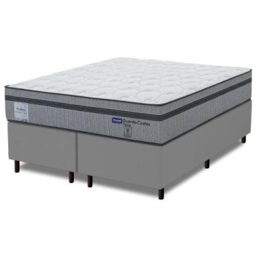 Imagem de Cama Box King Probel Molas Ensacadas Euro In 193x203x68cm Guarda Costa