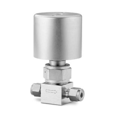 Imagem de Válvula selada de fole de aço inoxidável válvula selada com fole de alta pressão SS-HBVS4-O 1/10.2 cm. Encaixe de tubo sem válvulas de esfera do atuador