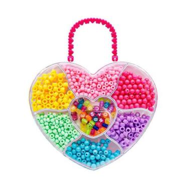 Imagem de Biju Collection Kit Pocket Alcinha Miçangas Pulseira Colar - Dm Toys, 