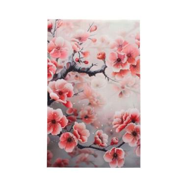 Imagem de XLLingL Toalhas de cozinha com estampa de flores de cerejeira japonesas, panos de prato de microfibra, para decoração e limpeza de cozinha - 1 peça