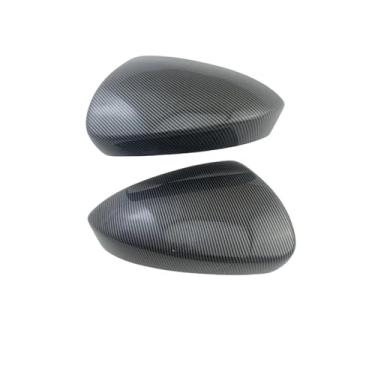 Imagem de Acessórios retrovisores do carro compatível com toyota rush 2019 2020 2021 2022 2023 gloss preto carbono porta lateral espelho cobre guarnição(Carbon Cover)