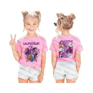 Imagem de Camiseta De Halloween Para Crianças Kpop Demon Hunters, Roupas Casuais