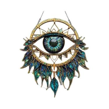 Imagem de Sino De Vento Olho Grego, Decoração Suspensa Para Casa, Jardim E Inter