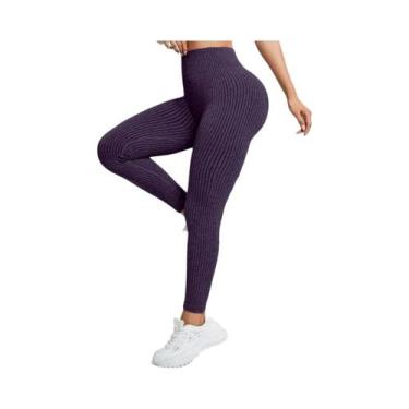 Imagem de Calças De Yoga Sem Costura Para Mulheres Com Controle De Barriga Leggi