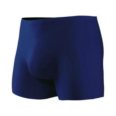 Imagem de Cuecas Boxer Masculinas 3-Pack Em Seda Gelada 3D Moldadas Sem Costura 