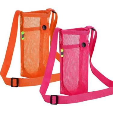 Imagem de Bolsa de transporte para garrafas de água com alça de ombro ajustável 