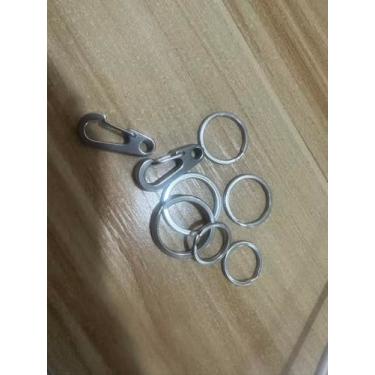 Imagem de IVIA PET Clipes de etiqueta de cachorro/2 unidades/clipe rápido de aço inoxidável 304 de vários tamanhos com anéis/suporte de identificação fácil de trocar para coleiras e arreios de animais de