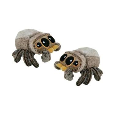 Imagem de Brinquedo De Pelúcia Aranha Preta, Almofada De Animal Macio Para Crian