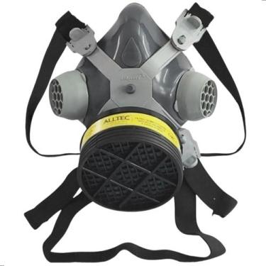 Imagem de Máscara Respirador Para Proteção Química Gases VOGA Facial 1/4 Com 1 F