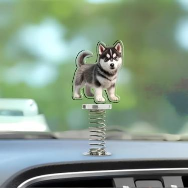 Imagem de Acessórios de acrílico para carro e decoração de casa Criativo Agitando Primavera Gato Bonito em um Design de Copo, Adequado para Carro, Mobiliário de Casa, Mesa e Bicicleta, Presente de Natal Ideal