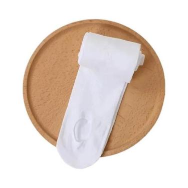 Imagem de Meias-calças De Balé De Veludo Branco Cor Da Pele Para Meninas Adultas