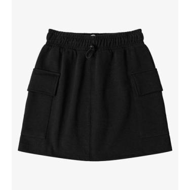 Imagem de Saia Cargo Feminina Minty Preto, 18, Preto