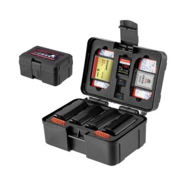 Imagem de Estojo De Bateria Portátil À Prova d'Água Para Câmera, Organizador De 