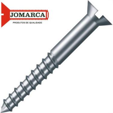 Imagem de Parafuso Madeira Chata Reta Jomarca 6,1 X 55Mm - Kit C/2 Centos