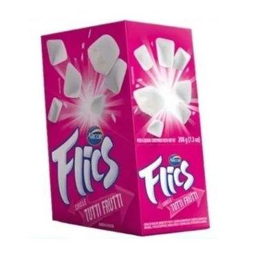 Imagem de Chiclete Flics Arcor Caixa C/12unids, TUTTI FRUTTI