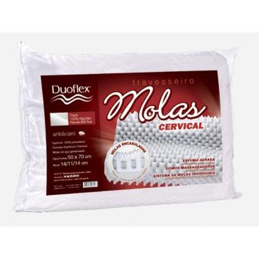Imagem de Travesseiro Duoflex Molas Cervical 50x70cm MN2101