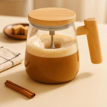 Imagem de Caneca Elétrica Mixer USB de Vidro Borossilicato 400ml com Cabo de Mad