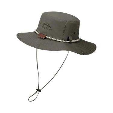 Imagem de Chapéu De Couro Impermeável Masculino Com Proteção UV, Respirável, Par