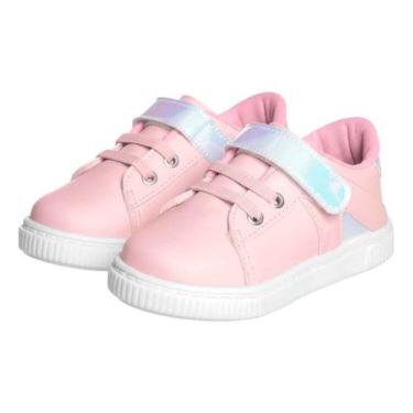 Imagem de Tenis Infantil Feminino Moda Anatomico Conforto Menina - Mimoflex, Ros