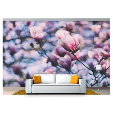 Imagem de Papel De Parede Flores Rosas Romântico 3D Nfl146