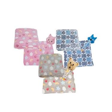 Imagem de Kit Naninha e Manta Para Bebê Hannys Baby