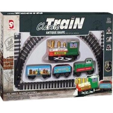 Imagem de Locomotiva TREM Prime 183CM com 9 Peças À Pilha - TK Shopping