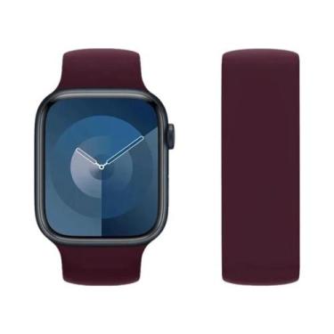 Imagem de Pulseira De Silicone Solo Loop Para Apple Watch De 44mm, 46mm, 45mm, 4