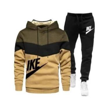 Imagem de Conjunto De Moletom Com Capuz E Calças Para Homens, Casual, Fitness, J