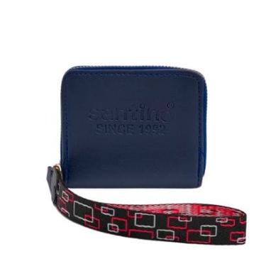 Imagem de CARTEIRA FEMININA PORTA CARTÃO COM ALÇA DE MÃO - SANTINO-Feminino