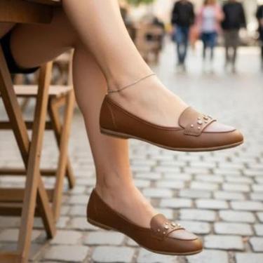 Imagem de Sapatilha Feminina Moleca Casual Confortável Strass Dia a Dia 5027.1497-Feminino