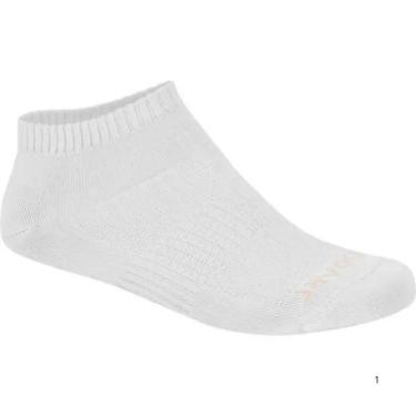 Imagem de Meia Modare Cano Curto Ultraconforto Com Esferas Feminina Branca, Bran