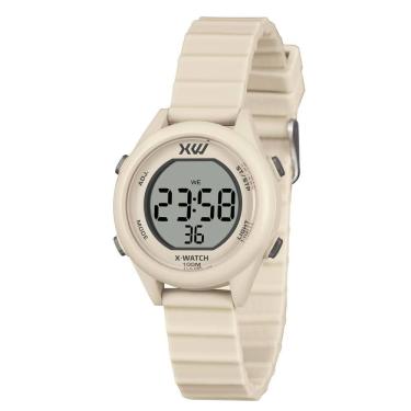 Imagem de Relógio X-Watch Feminino Ref: Xfppd103 Bxix Esportivo Digital Nude